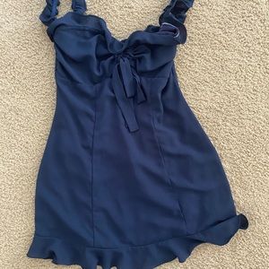 Navy summer dress TopShop